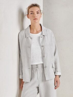 NWT Poetry High Twist Linen Jacket